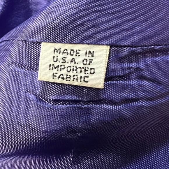 Vintage Elliot Andrews Oversized Purple Tweed Blazer - Picture 6 of 6